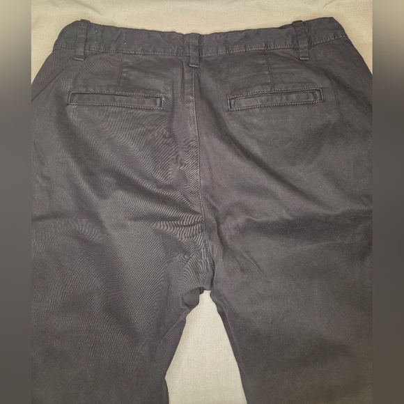 NWOT Gap Girlfriend Twill Stripe Chinos - Black - Size 6 - Picture 3 of 4